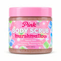 Little Pink Marshmallow Body Scrub 425 ml pink jar, studio white-background front view