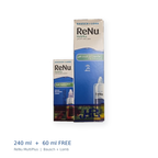 Bausch + Lomb ReNu MultiPlus solution bundle, original 240 ml and complimentary 60 ml packages, product image 2
