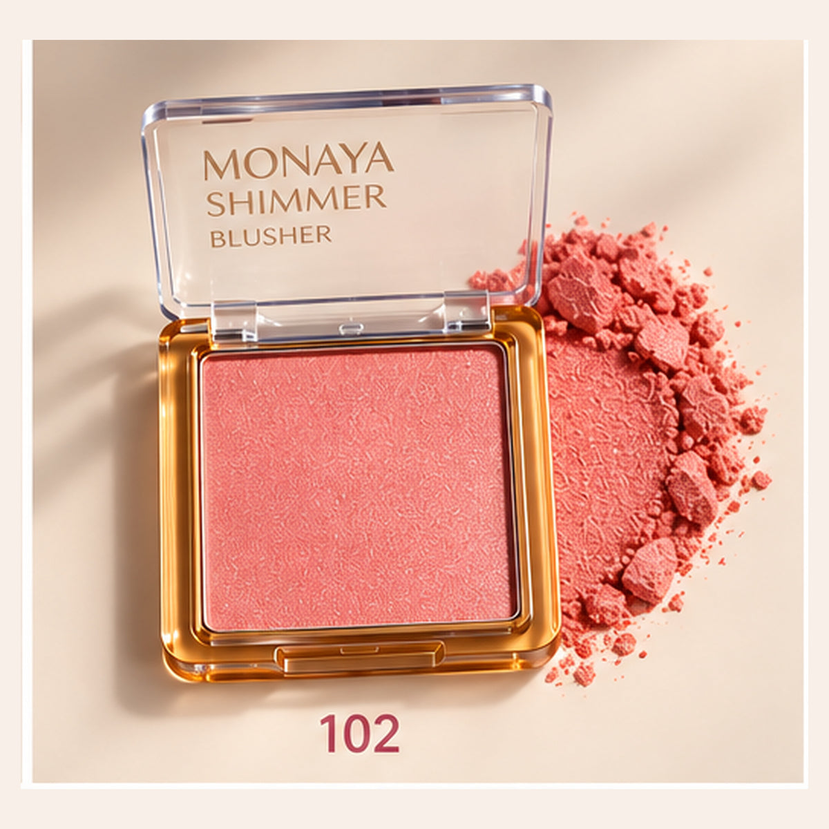 Monaya Shimmer Blusher shade 102