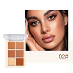 MSYAHO 6 Color Natural Concealer Palette shade 02