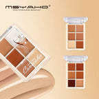 MSYAHO Natural Concealer Palette shade range