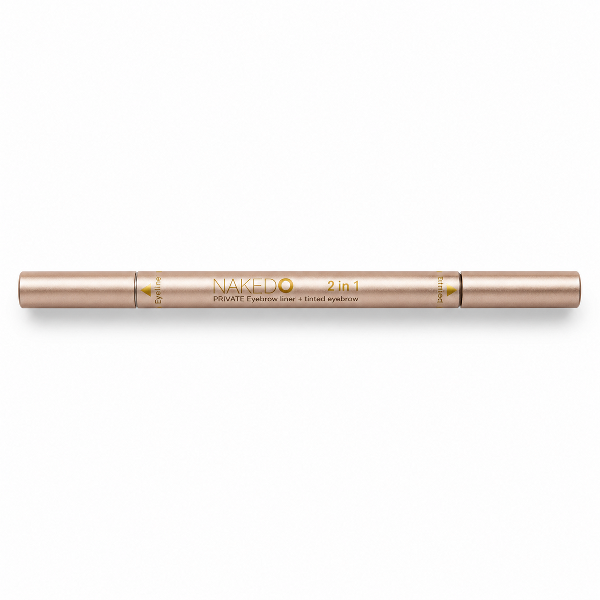 Naked6 2 in 1 eyeliner and tinted eyebrow pen horizontal view