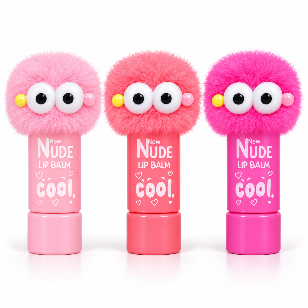 New Nude COOL lip balm three colors