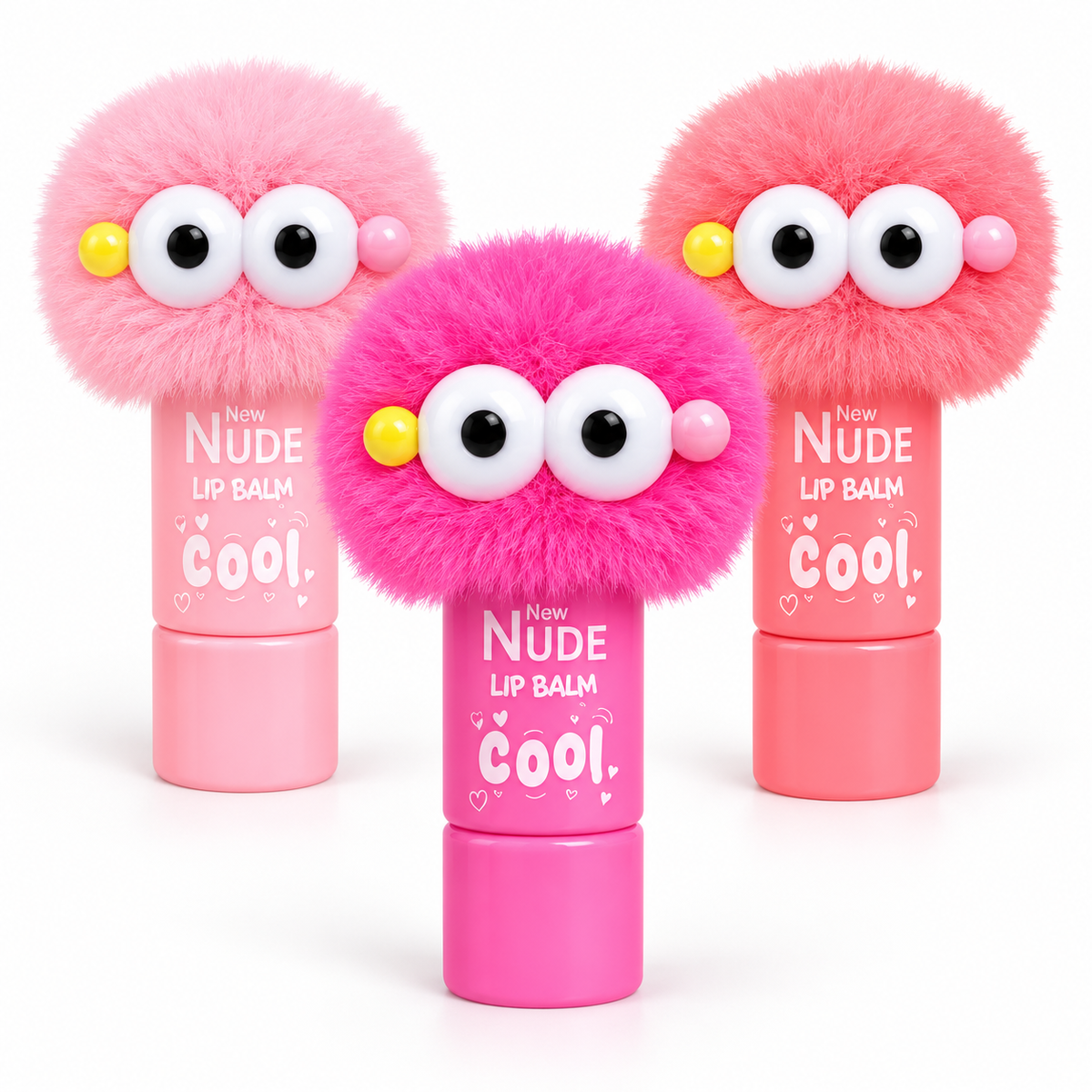 New Nude COOL lip balm three colors