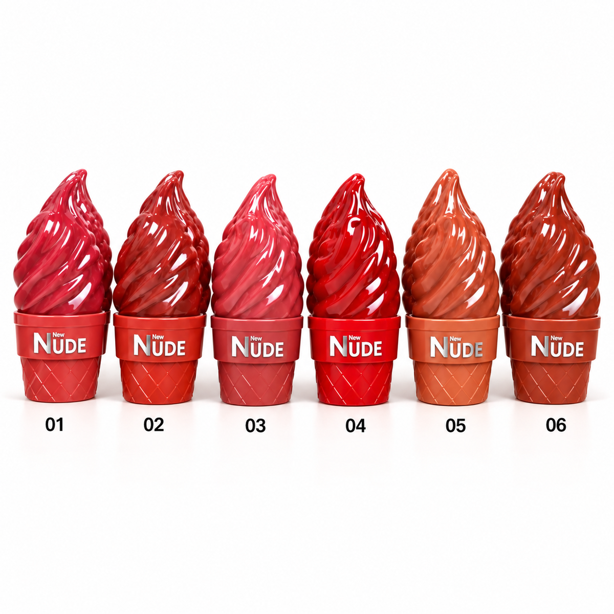 New Nude matte lipstick all six shades