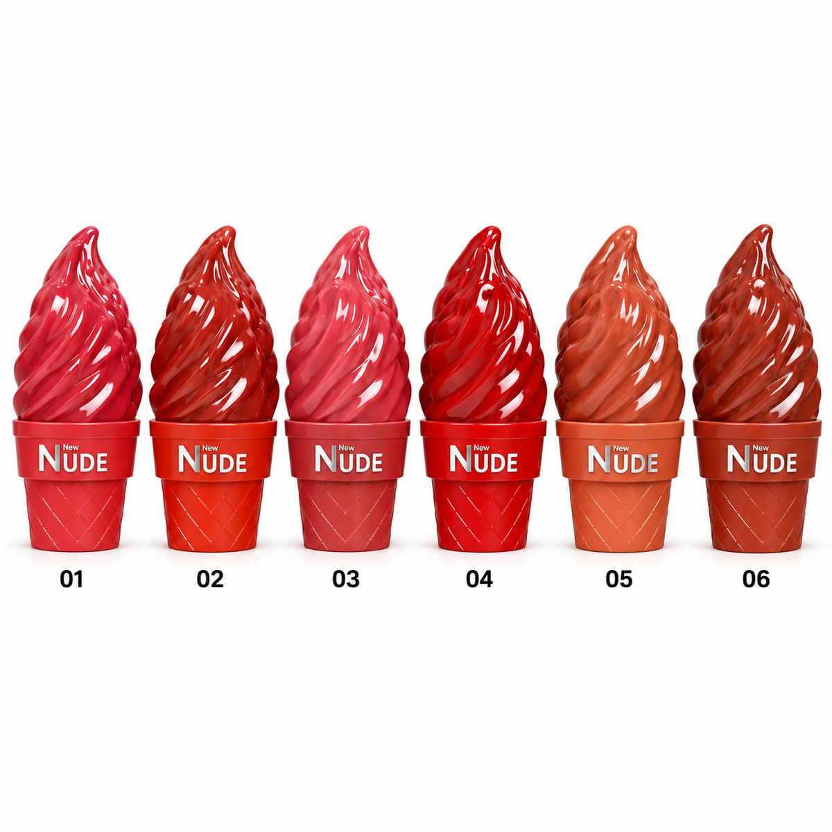 New Nude matte lipstick all six shades