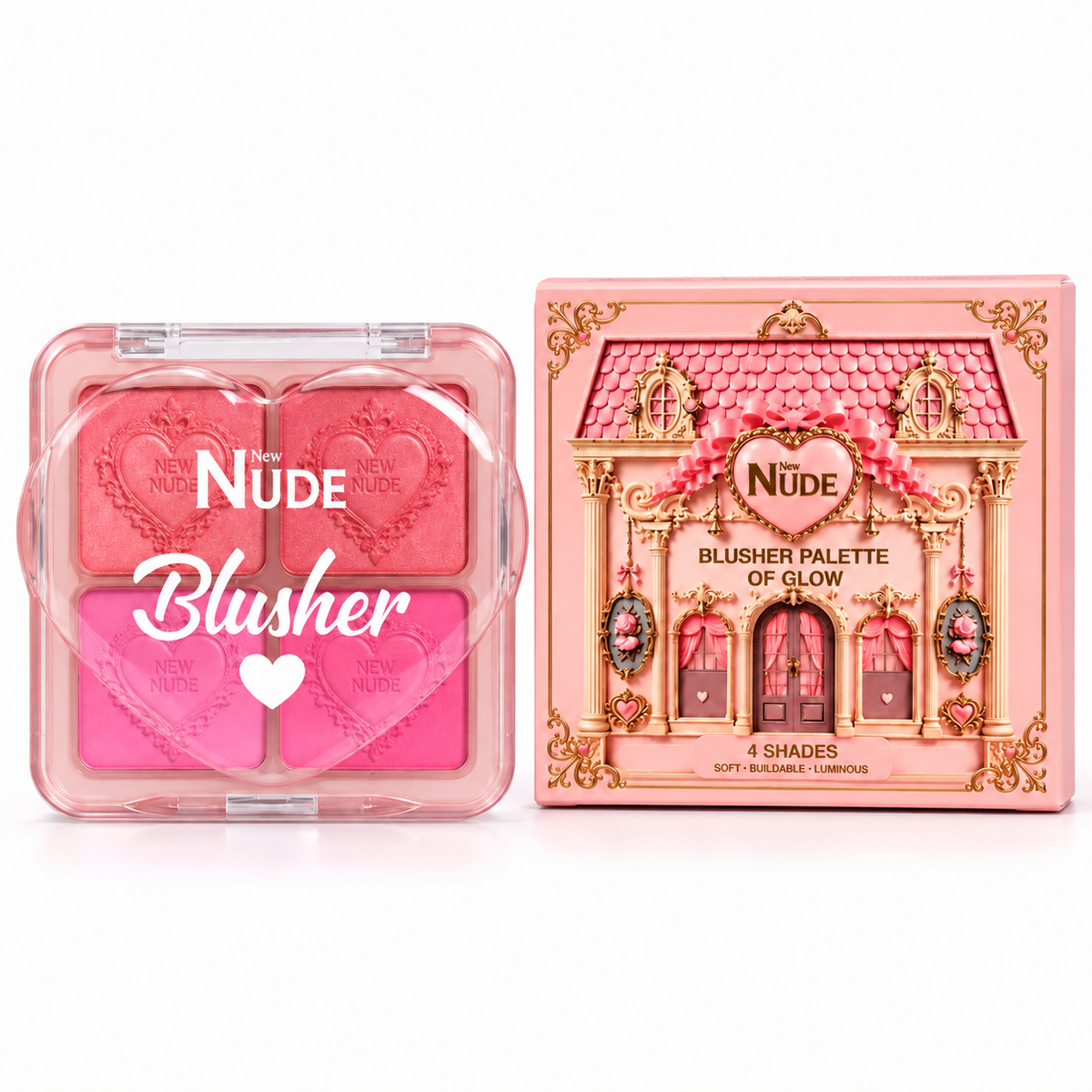 New Nude N-2025 Blusher Palette of Glow