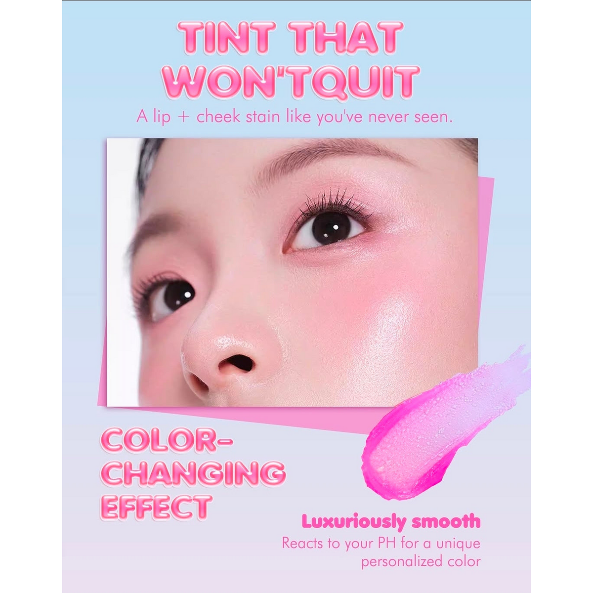 Olibolla Butterfly Bliss Blush Stick side view