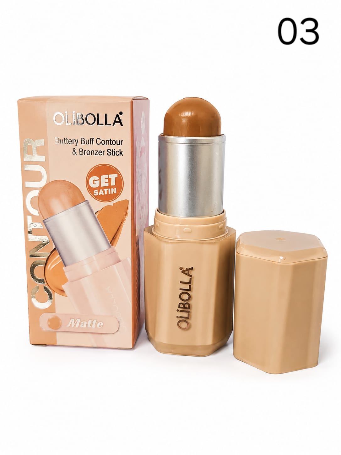 Olibolla Buttery Buff Contour and Bronzer Stick shade 03
