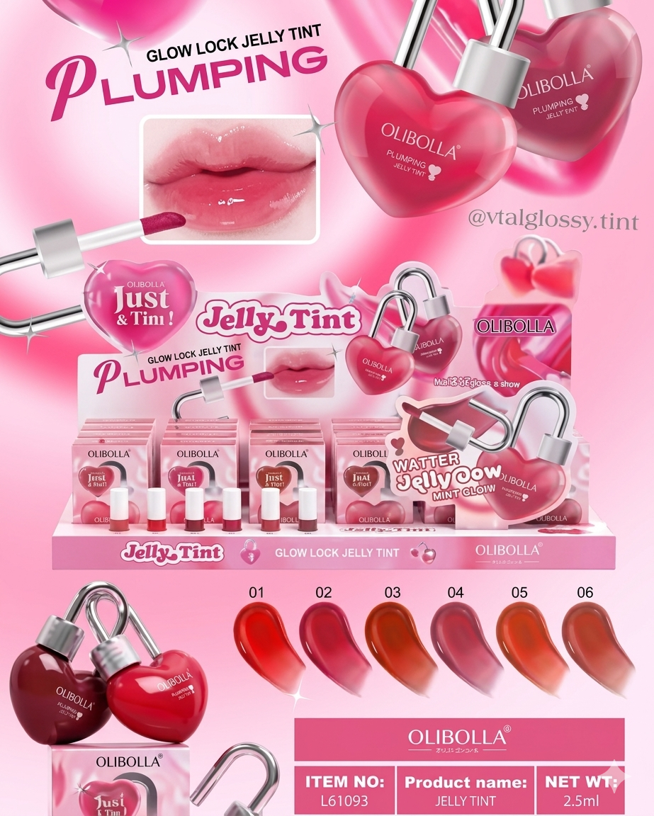 Olibolla Heart Glow Lock Jelly Tint shade 01