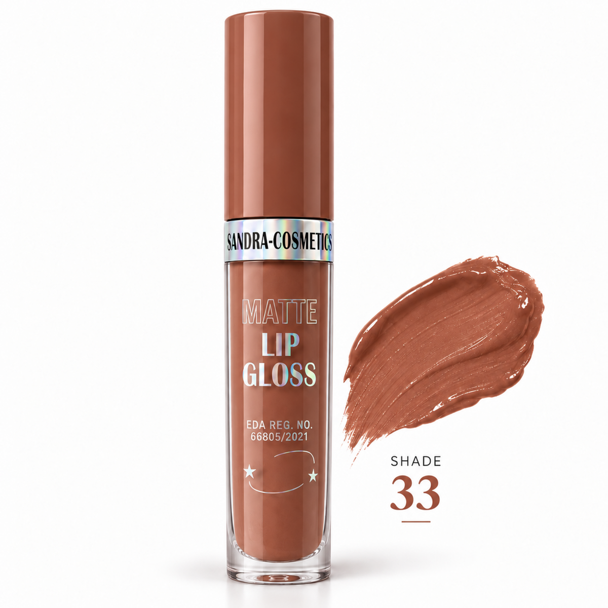 Sandra Cosmetics Matte Lip Gloss shade 33