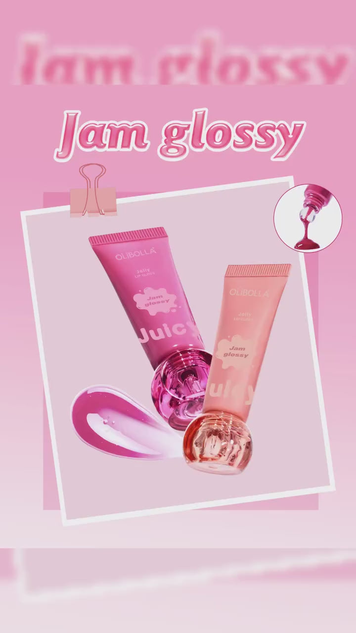 Olibolla Jelly Lip Gloss in a Jam Glossy Shade