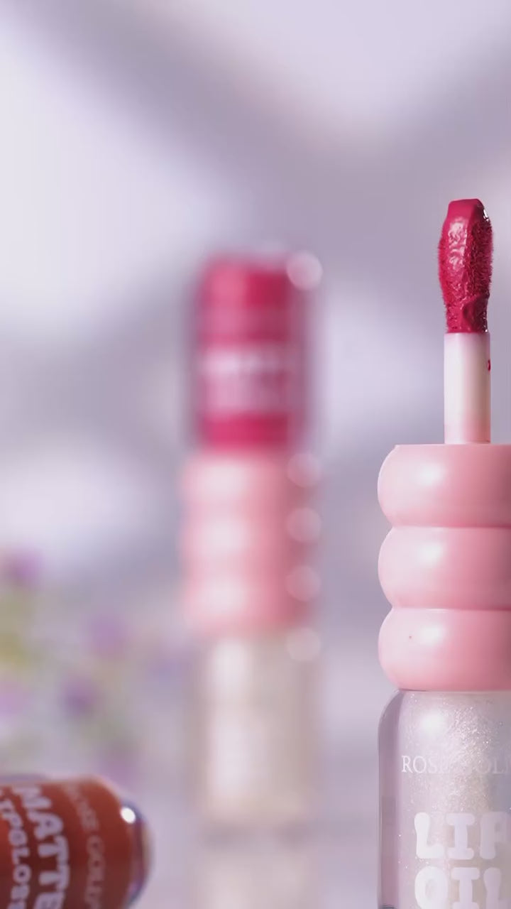 Rose Gold Lip Gloss & Lip Oil