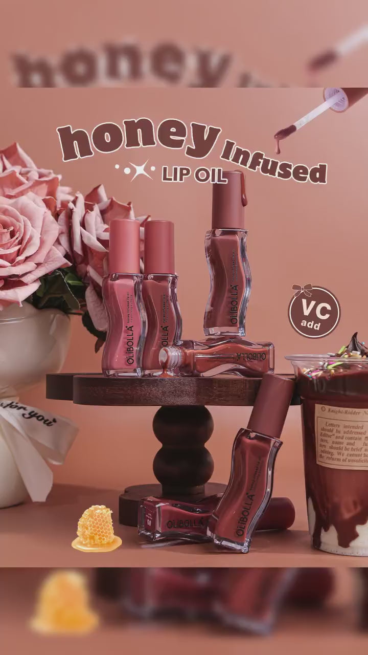 Olibolla Honey Infused Glossy Lip Oil