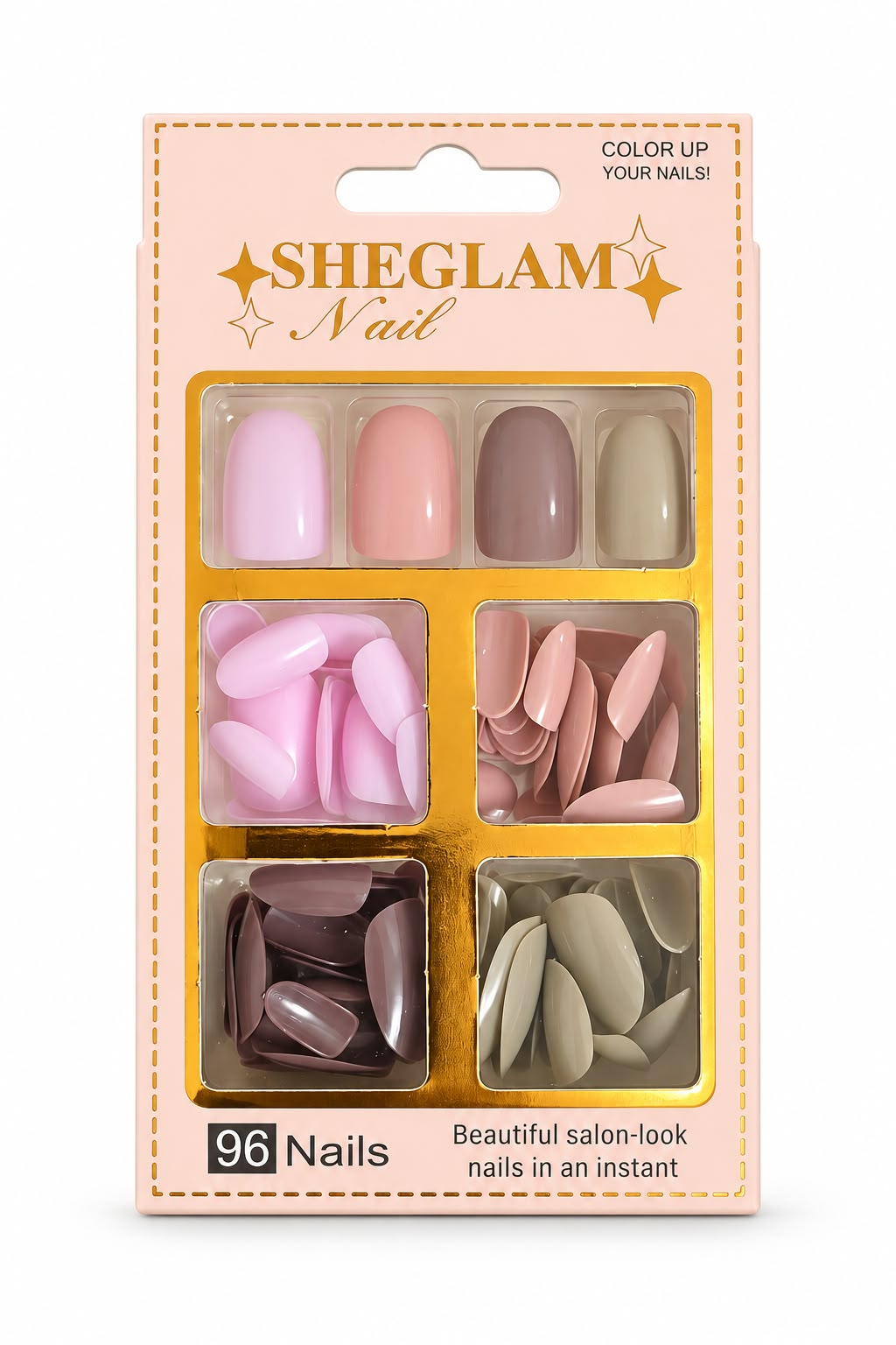 SHEGLAM 96-Piece Nail Set – product image 1 | صورة المنتج 1