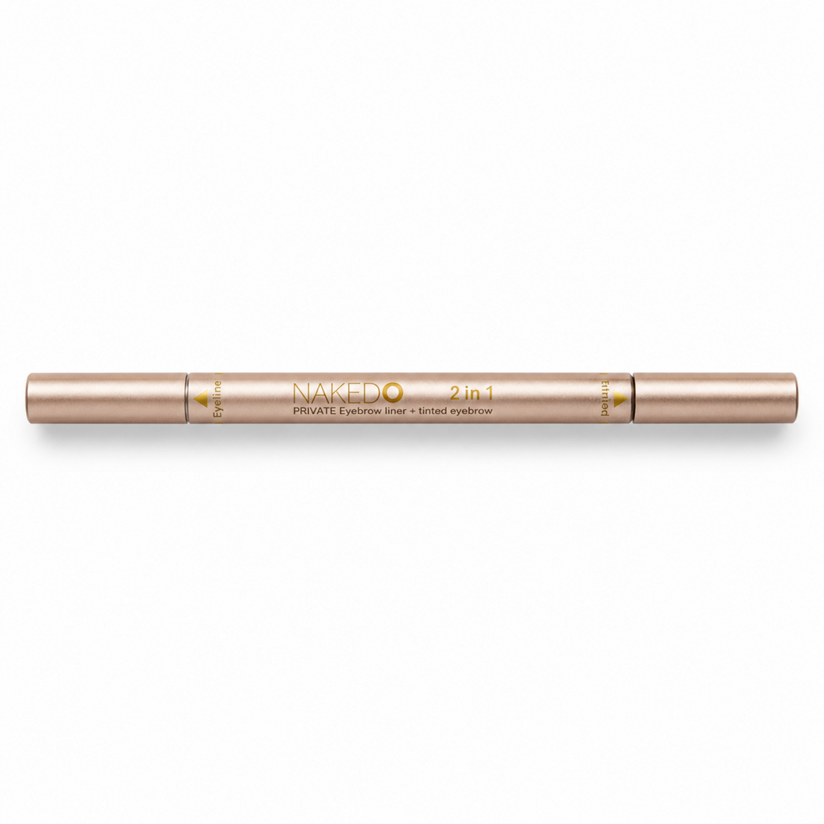 Naked6 2 in 1 eyeliner and tinted eyebrow pen horizontal view