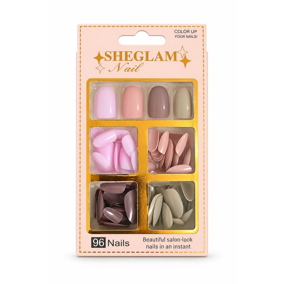 SHEGLAM 96-Piece Nail Set – product image 1 | صورة المنتج 1