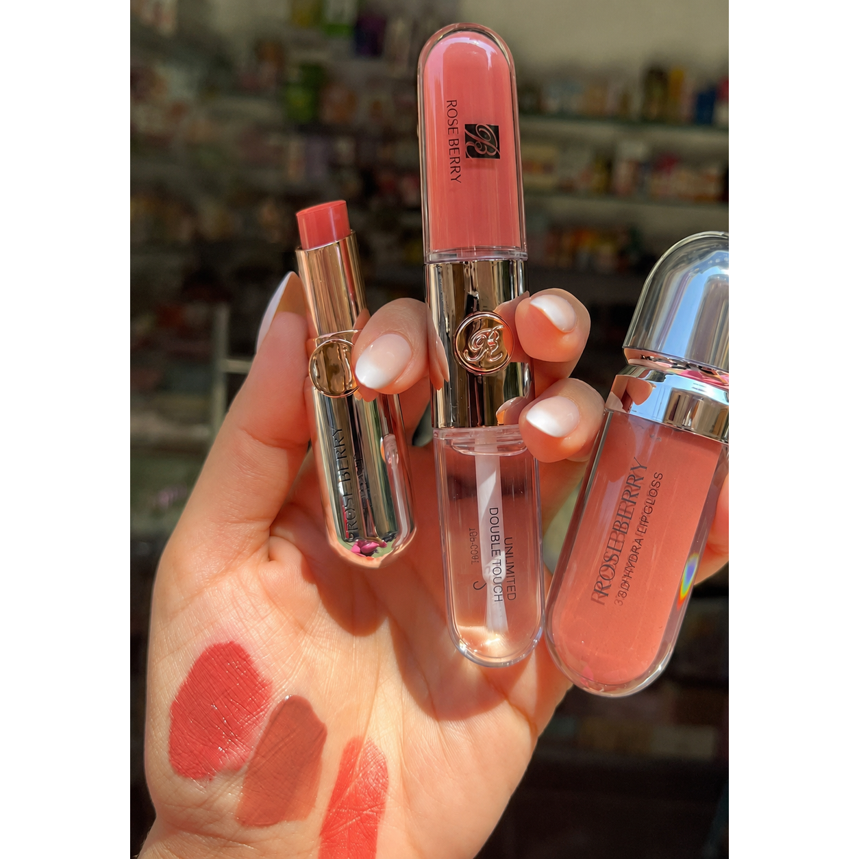 Rose Berry Pick Your Shine Vibe clean hand swatch shade 02