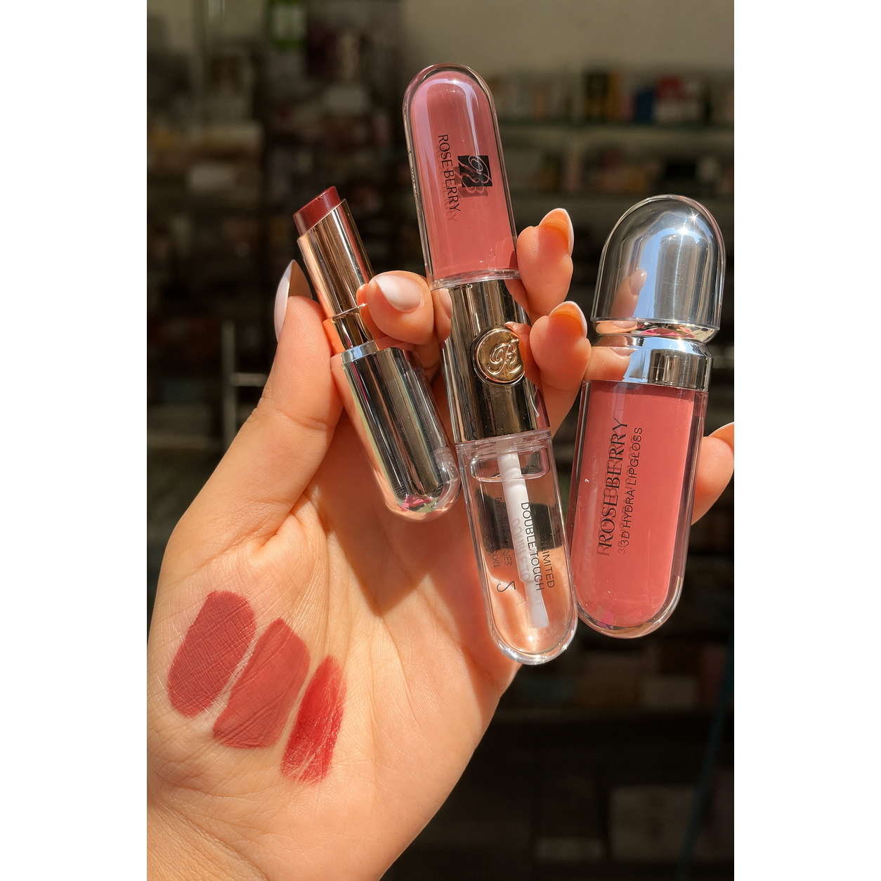 Rose Berry Pick Your Shine Vibe clean hand swatch shade 04