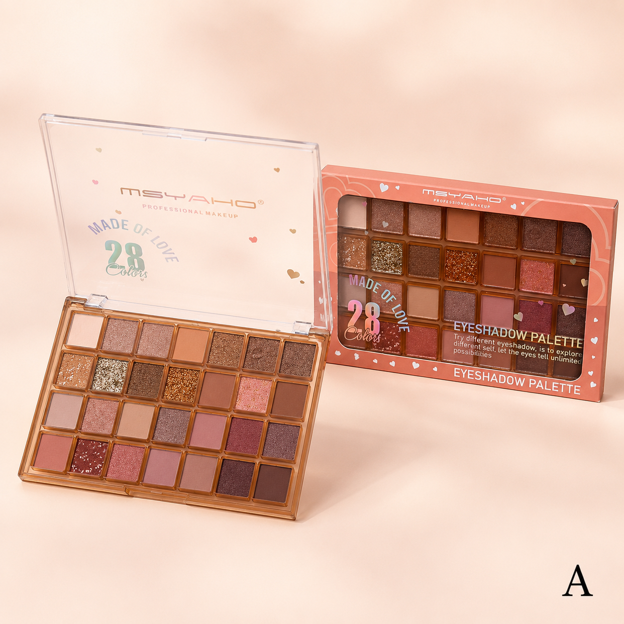 MSYAHO Made of Love 28-Colour Eyeshadow Palette
