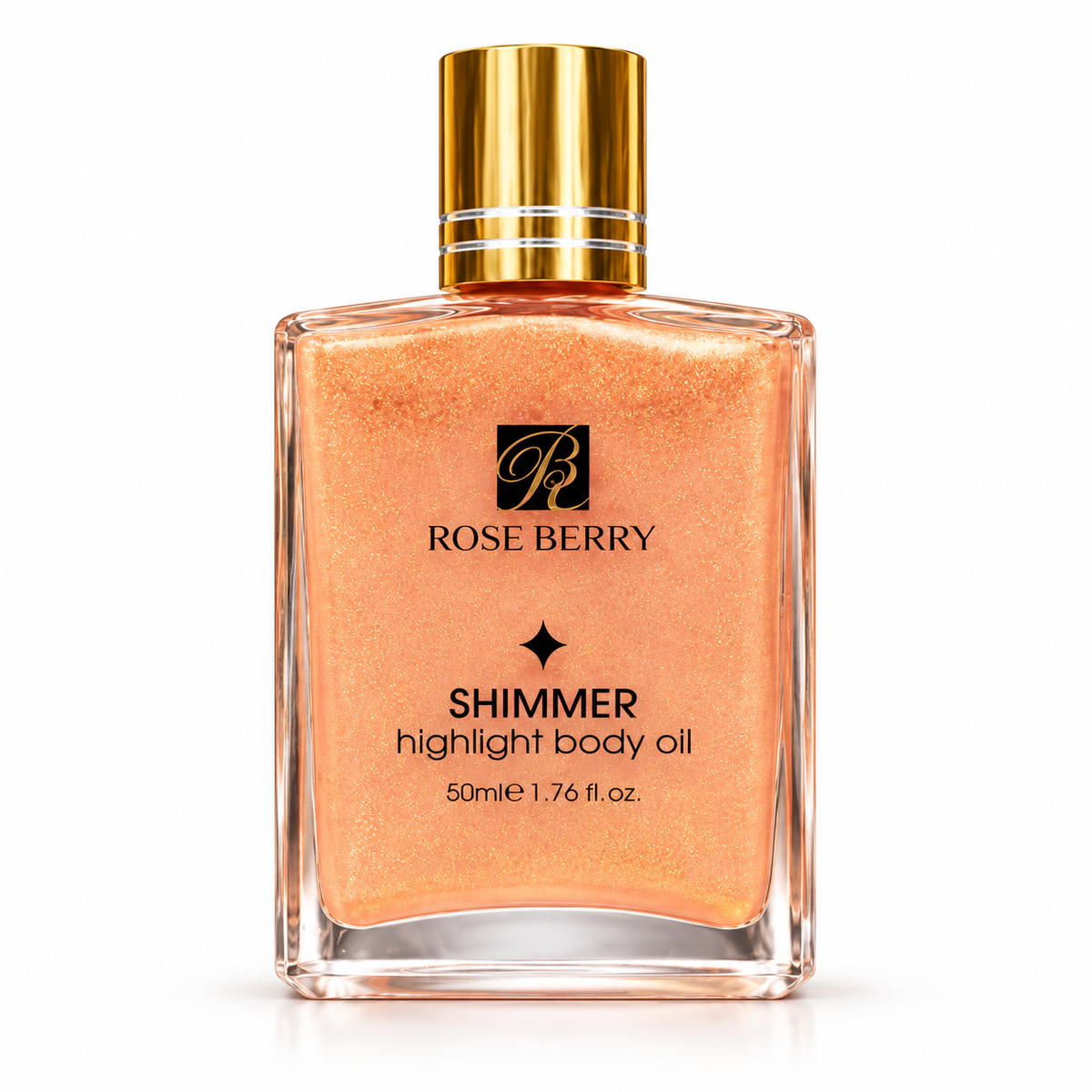Rose Berry shimmer body oil 50ml - Rose Gold روز جولد