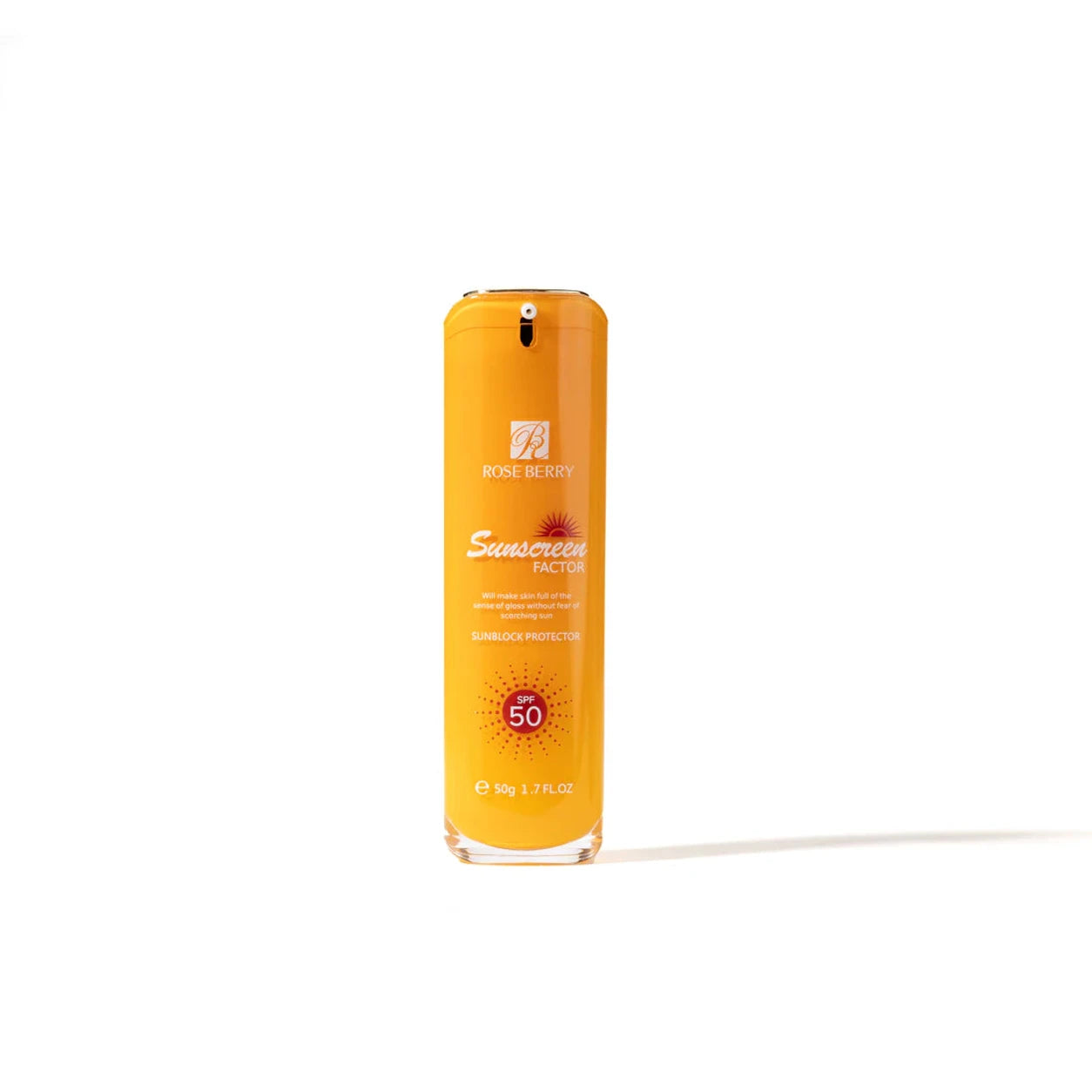 RoseBerry SPF50 sunscreen texture