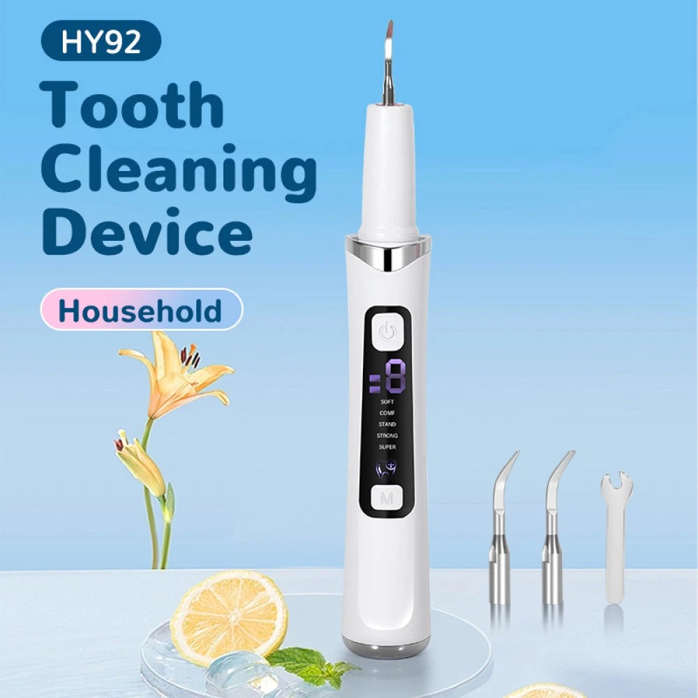 Ultrasonic Tooth Cleaner with LED Light - packaging