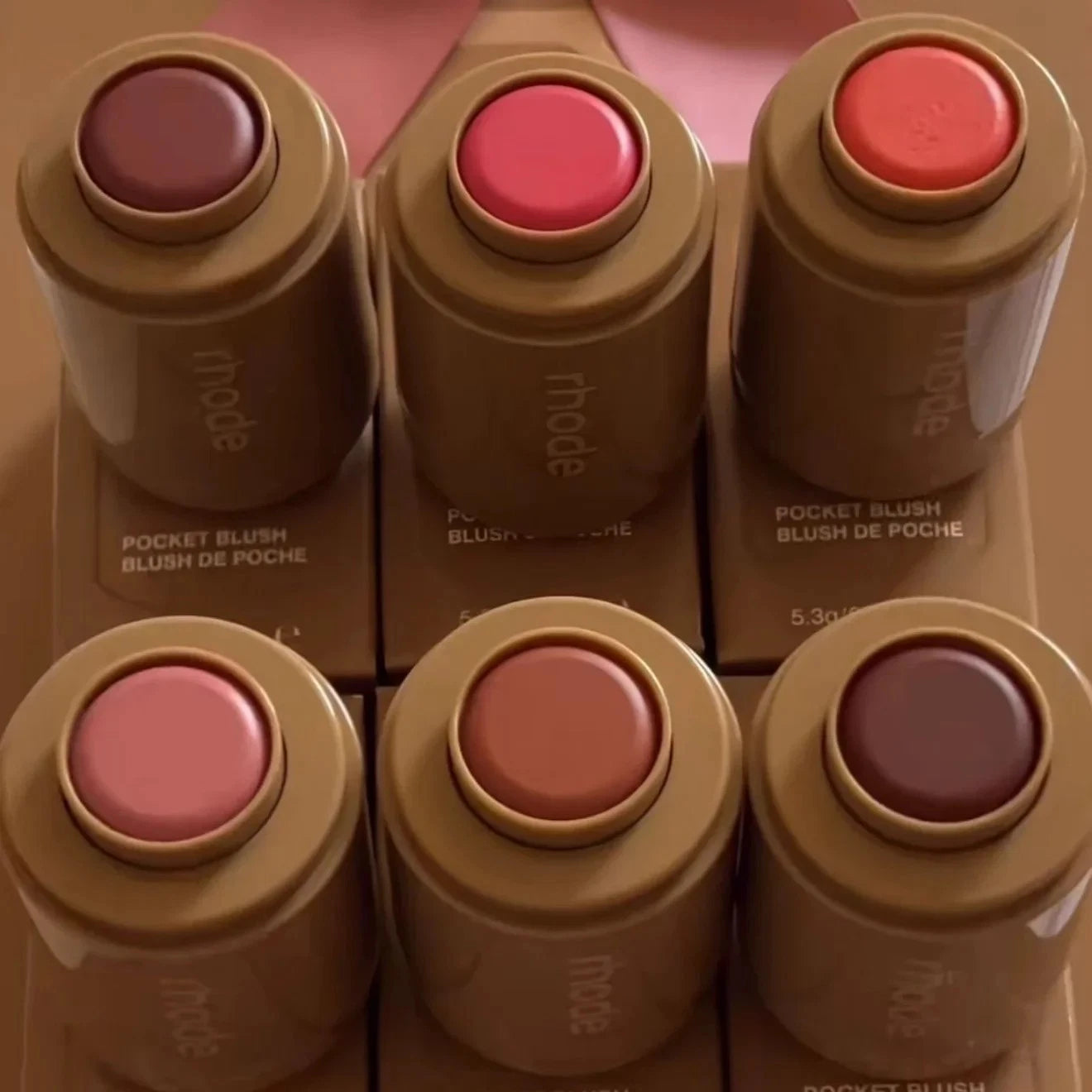 Rhode Pocket Blush swatch detail