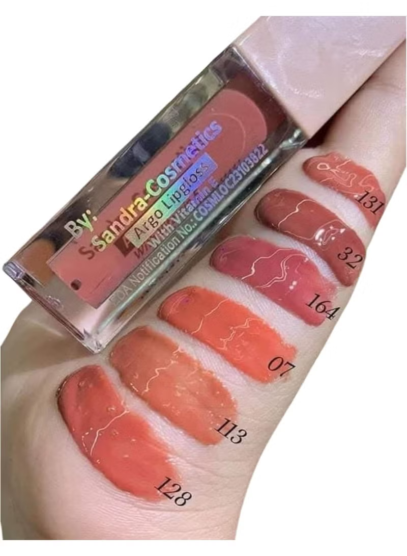 Sandra Long-Lasting Lip Gloss Gel shade comparison