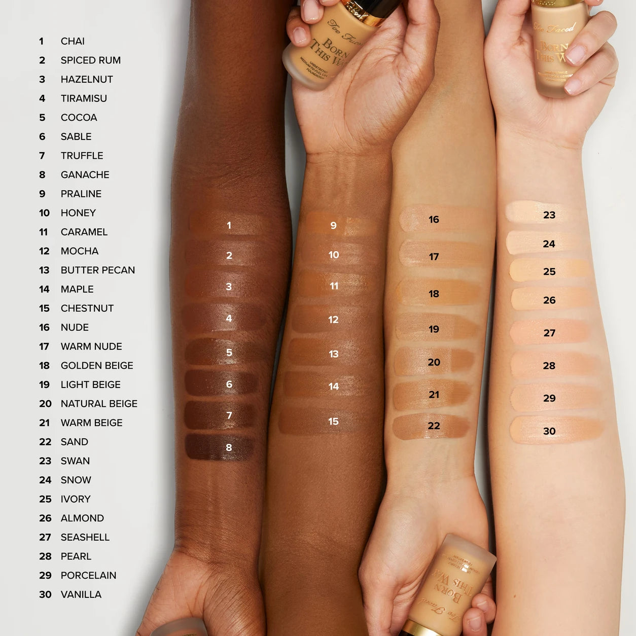 Too Faced Born This Way Foundation gallery 07 1254 replacement